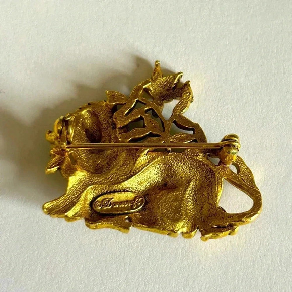 Lion brooch - Picture 2 of 2